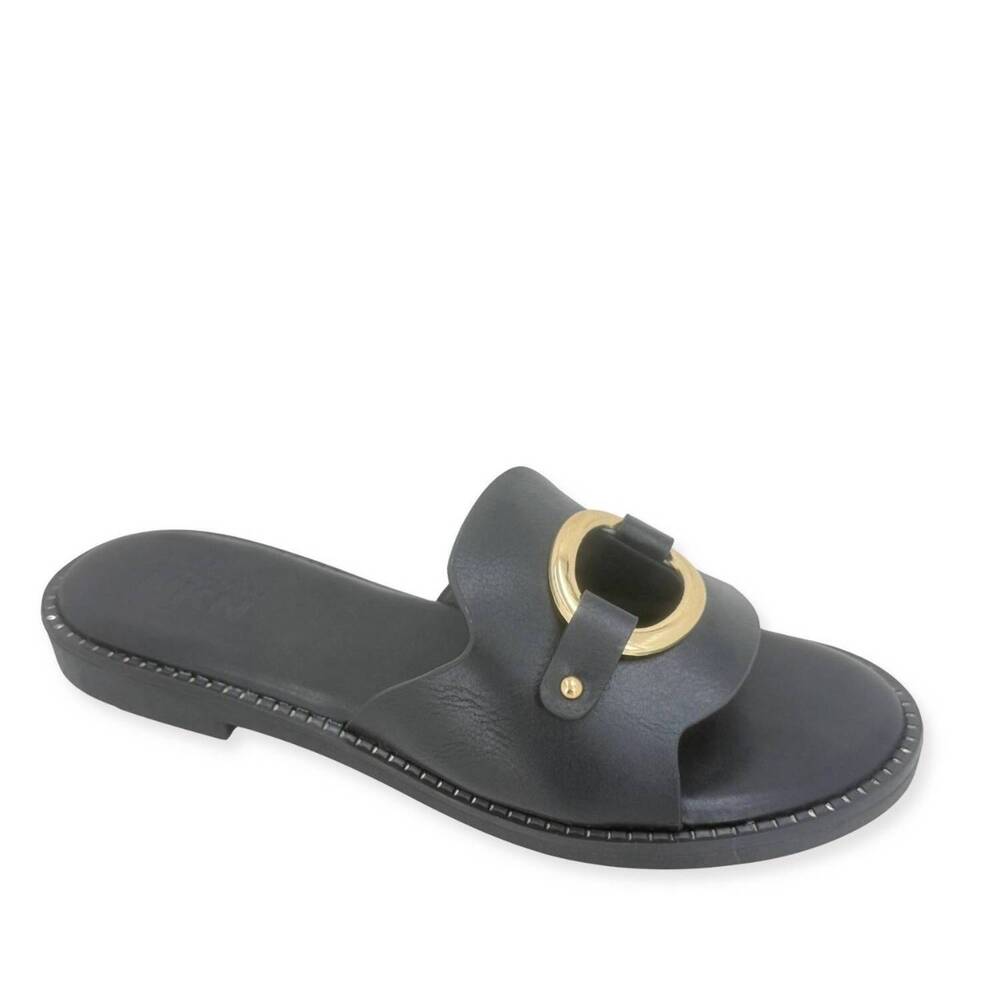 NEW NEKANE NKN women's yen slide sandal in black